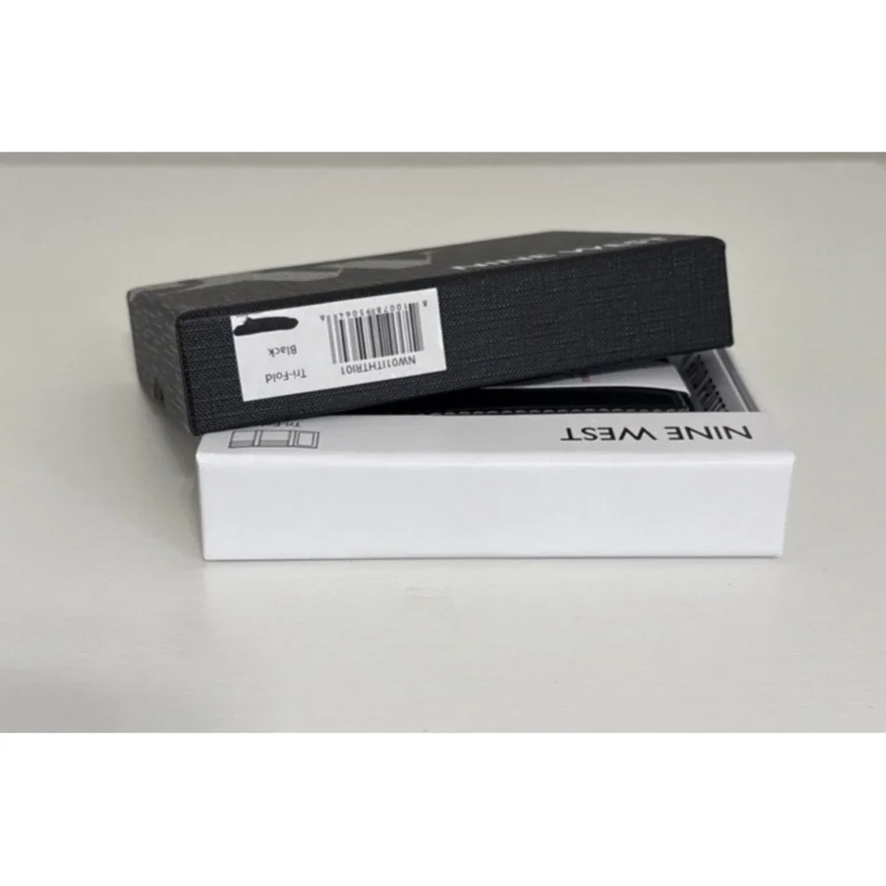 NINE WEST Tri-Fold Wallet Eco‎ Friendly With RFID Identity Protection Men's Gift